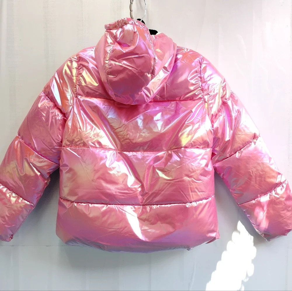 NWT Ozark Trail Girls Winter Puffer Jacket Fleece Lined XL (14-16)